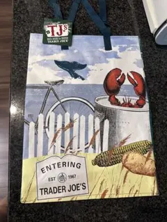 Trader Joe's トレーダージョーズエコバッグ　新品タグ付きボストン限定
