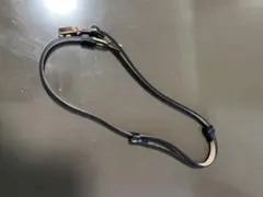 ブラックレザーベルト ゴールドバックル