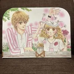 ときめきトゥナイト 月の夜星の朝 表裏 ピンナップベスト5 当時の品 りぼん付録 池野恋先生ピンナップベスト5 ときめきトゥナイト 月の夜星