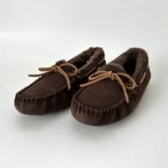 UGG アグ ダコタ DAKOTA モカシン 22cm ブラウン ボア リボン