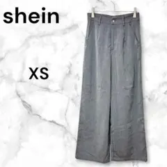 シーイン スラックス【XS】ハイウエスト ストレート オフィス 綺麗め 通勤 春