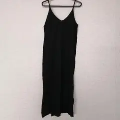 ザラ姉妹ブランド 新品未使用 シンプル キャミソール マキシ ニットワンピース