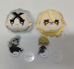 Dr.STONE フェイスぬいぐるみキーホルダー　アクリルスタンド