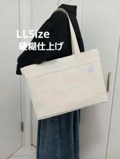 倉敷帆布ハンドメイドト－トバックLLSize ポケットいっぱい☆きなりのサムネイル