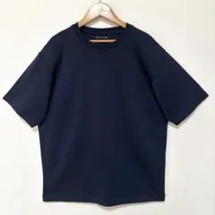 グローバルワーク　メンズ　半袖 Tシャツ 吸水速乾　接触冷感　夏　ネイビー Mのサムネイル