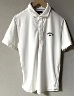Callaway ポロシャツ ホワイト　刺繍入り