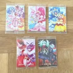 プリキュア ウエハース　カード　ガチャ　グミ　キラキラ　アラモード　アイドル
