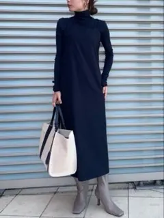 ミラオーウェン Mila Owen 透けニットセットストレートキャミワンピース
