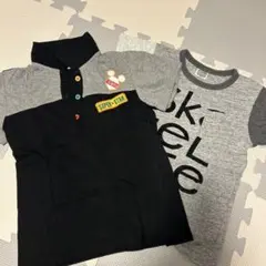 ミッキーマウス ポロシャツ Tシャツ 2点セット130cm