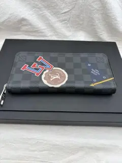 ルイヴィトン ダミエグラフィット LVリーグ 二つ折り財布 イニシャル