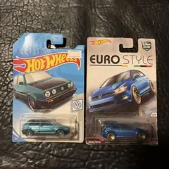 Hot Wheels Volkswagen Golf 新旧2台セット