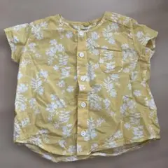 PETIT BATEAU 花柄シャツ 12m/74cm
