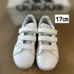 adidas アドバンコートキッズ スニーカー ホワイト 17㎝