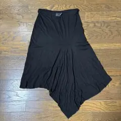 ◼️H&M◼️アシンメトリー ロングスカート 黒 ラテンダンス