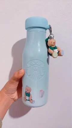 スタバ・ジェラートピケコラボ商品　ステンレスボトル ミントグリーン