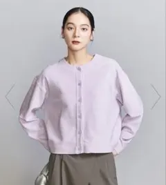 BEAUTY&YOUTH UNITED ARROWS パイルボタンカーディガン