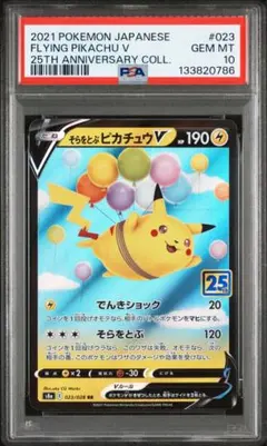 【⭐️PSA10⭐️】そらをとぶピカチュウV RR[s8a 023/028]