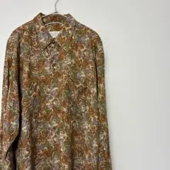 t*t様 NINA RICCI Monsieur レーヨンシャツ 長袖 総柄 ヴのサムネイル