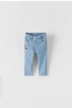 ZARA 74cm ディズニースリムフィットデニムパンツ