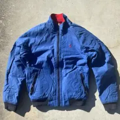 格安 ラルフローレン スイングトップ ナイロン フリース ドリズラー ブルー　L