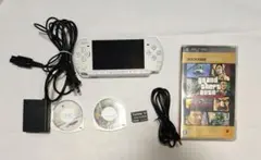 SONY PSP-3000 本体 ACアダプター、グラセフ、モンハン2ndG他付