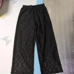 レースワイドパンツ しまむら