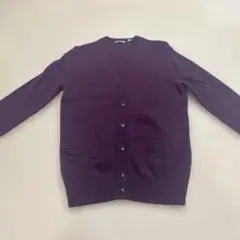 ユニクロ カーディガン ワイン