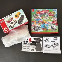 マクドナルド　ハッピーセット　トミカ　パトカー DVD 付き