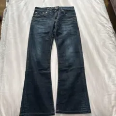 EDWIN フレアデニム ダークブルー