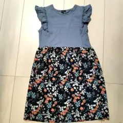 UNITED ARROWS 花柄半袖ワンピース 145