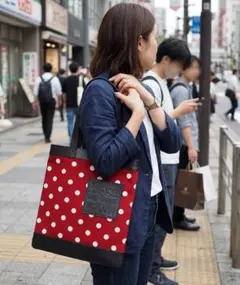 半額 新品 スヌーピー トートバッグ SNOOPY キャンバス 本革 可愛いRE