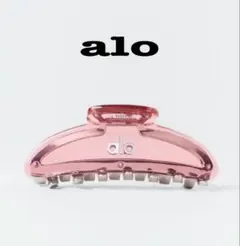 新品】alo クリップ クリア ピンク - メルカリ