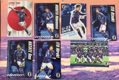 日本代表U-23トレーディングカード7枚セット カルビー サッカーチップス