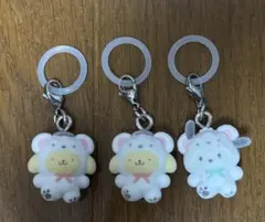 サンリオ　めじるしアクセサリー　ガチャガチャ　ポムポムプリン　ポチャッコ