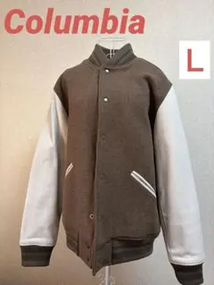 Columbia スタジャン L ブラウン/ホワイト コロンビア