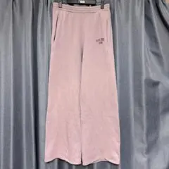 ZARA ワンポイントロゴ ワイドスウェットパンツ バギーパンツ