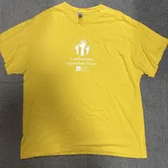 I volunteer, therefore I am. Tシャツ イエロー