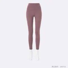 GU ソフトコンフォートレギンス　ピンク　M 美品のサムネイル