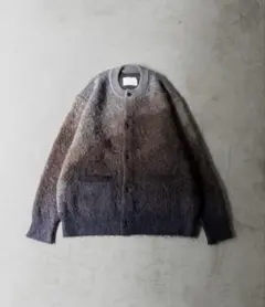 ssstein GRADATION MOHAIR KNIT CARDIGAN