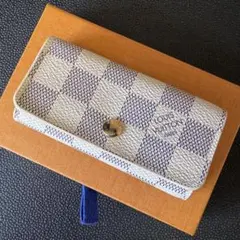 LOUIS VUITTON ダミエ アズール ミュルティクレ 4連キーケース美品のサムネイル