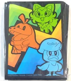 【新品】海外限定 ニャオハ・ホゲータ・クワッス デッキシールド スリーブ 65枚