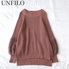 大人気＊自由区 Unfilo アンフィーロ 麻混 コットン ゆったり ワンピース＊大きいサイズ44 洗えるリネンレーヨン タックブラウス | アンフィーロ(UNFILO