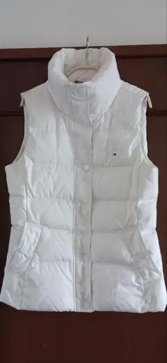 TOMMY HILFIGER 　ダウンベスト　M-Lサイズ　ホワイト美品