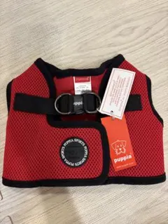 犬用ソフトハーネス赤XL Puppia PAHA-AH305 Red XLのサムネイル