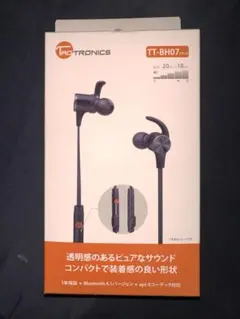 新品　Tao Tronics TT-BH07 ワイヤレスイヤホン ブラック