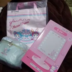 メゾピアノ 当りくじベリエちゃんバニティポシェットブルー、 ミラー、トートバッグ