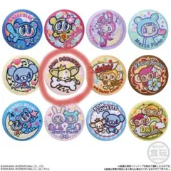 ナルミヤキャラクターズ 刺繍缶バッジビスケット クーのみ