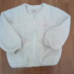 petit main ボアジャケット 120cm ホワイト