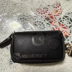 HELLO KITTY ナイロンキーケース ブラック