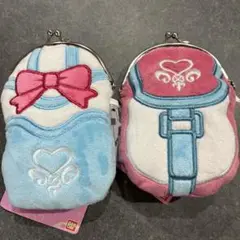 しまむら　ふたりはプリキュア　がま口財布　2点セット カードコミューン